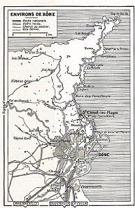 Plan des environs de Bone